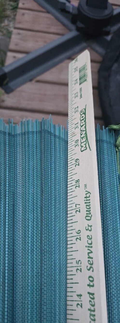 Bamboo Wall Fan Woven Pleated Decor Boho Home Accent Asian Blue Turquoise - Picture 2 of 6